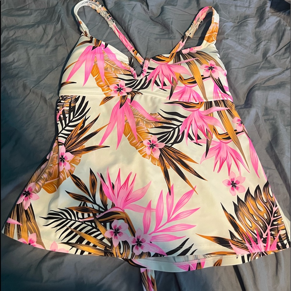 XL Tropical Tankini Top